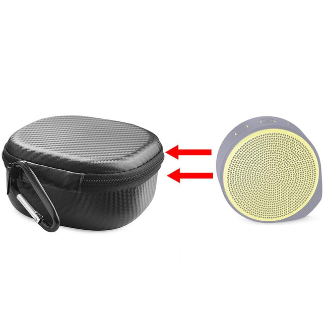 Carbon Fiber Protective Bag For Logitech X100 Bluetooth Speaker-1922443483055001604