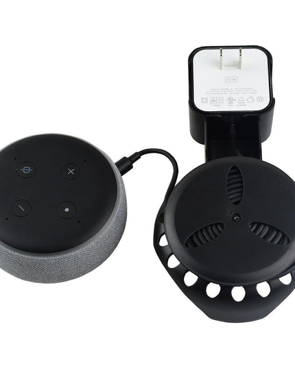 Smart Bluetooth Speaker Holder For Amazon Echo Dot 3 - Portable Wall Plug Accessory Black-1915196774012817410