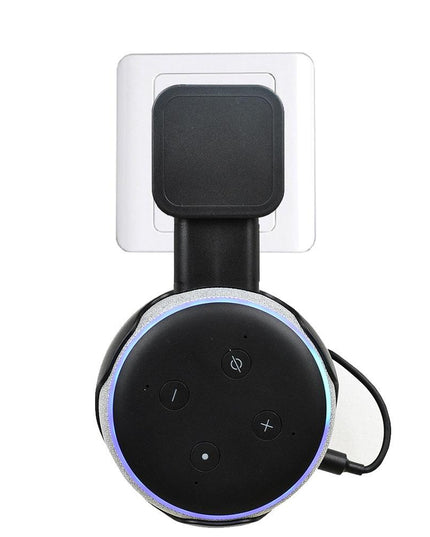 Smart Bluetooth Speaker Holder For Amazon Echo Dot 3 - Portable Wall Plug Accessory Black-1915196774012817411