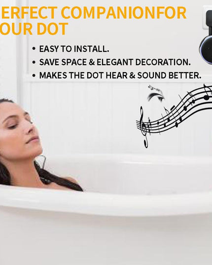 Smart Bluetooth Speaker Holder For Amazon Echo Dot 3 - Portable Wall Plug Accessory Black-1915196774012817416