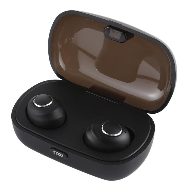 Portable Bluetooth V5.0 Earphones With Charging Box - X8 Tws For Outdoor Sports Black-1915196768874795009