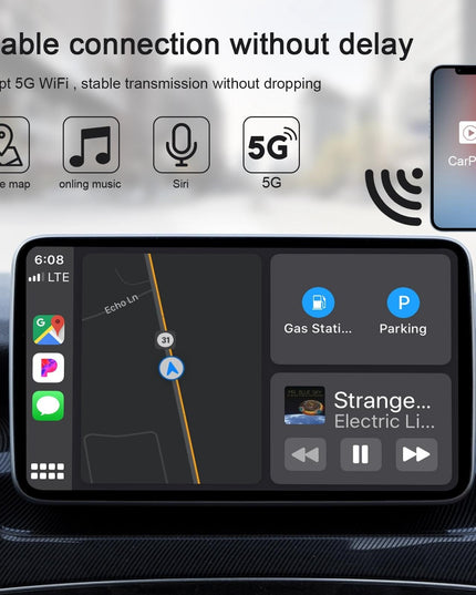 Wireless Carplay Adapter For Iphone - Usb & Usb-C-1915196637609857026