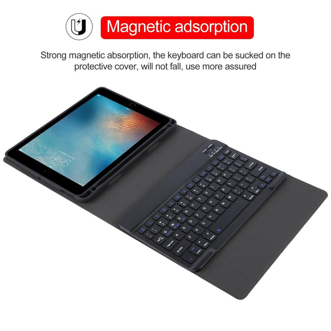 Smart Bluetooth Keyboard & Leather Tablet Case For Ipad Pro 9.7 / Air 2 - Black-1915196794288082950