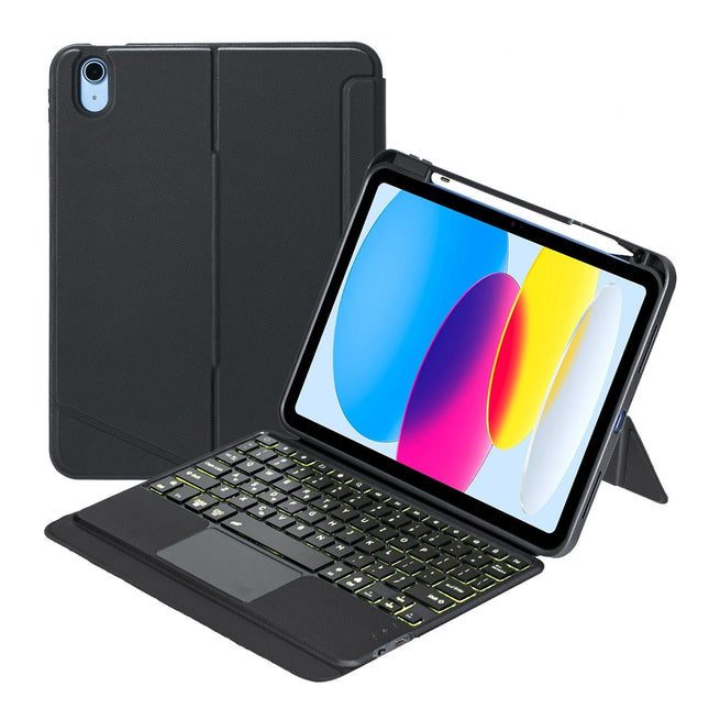 2022 Ipad 10.9 Touch Keyboard Case - Split Type Bluetooth Leather-1922443452839235591