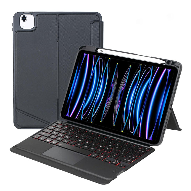 Bluetooth Keyboard Leather Case For Ipad Air / Pro 11 - Touch Backlight Split Type-1915197907234066439