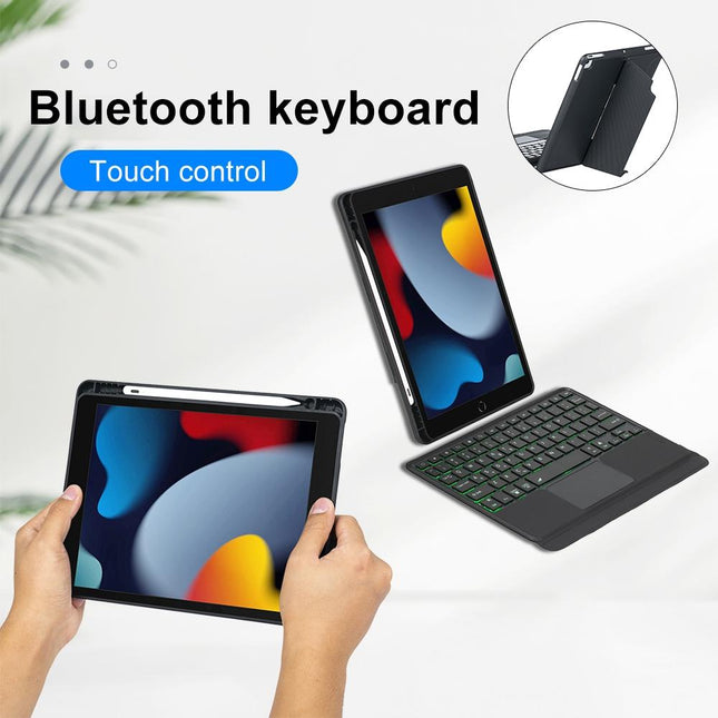 Bluetooth Keyboard Leather Case For Ipad 10.2 / 10.5 / Pro 10.5 - Touch Backlight Split Type-1915197741978488837
