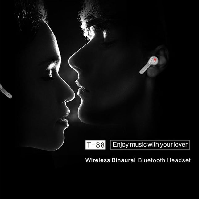 Wireless Stereo Earphones With Magnetic Charging Box - T-88-1915196625832251398