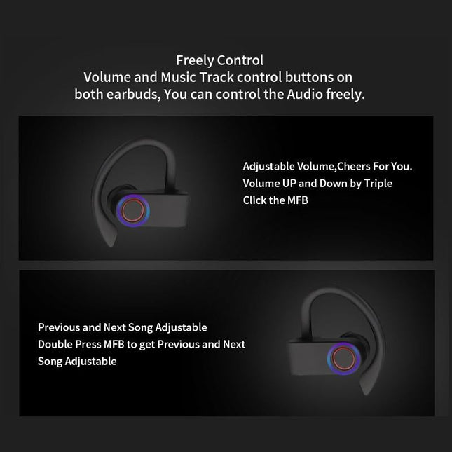 Jho-A9 Tws Wireless Bluetooth Earphones With Charging & Storage Bag-1915196696913121287