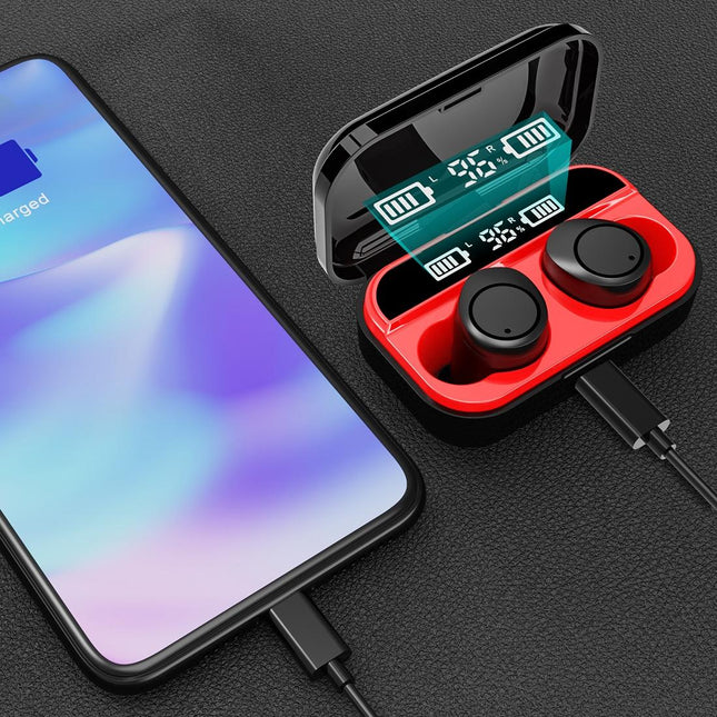 Wireless Stereo Headset With Charging Case And Digital Display - X5 Tws Bluetooth V5.0-1915196593246703620