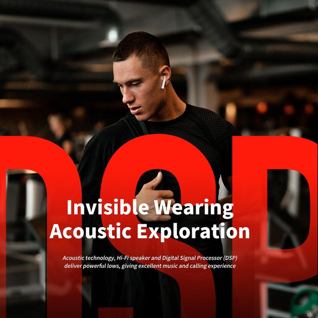 Waterproof Wireless Bluetooth Earphones - Stereo 5.0 - Black-1915196700071432197