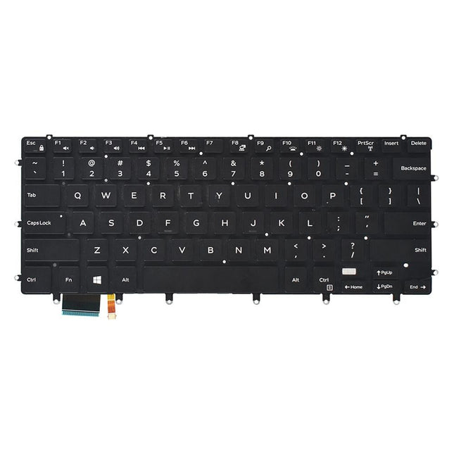 Backlit Us Keyboard For Dell Xps 15 9550 / 9560 - Black-1915196732338212865