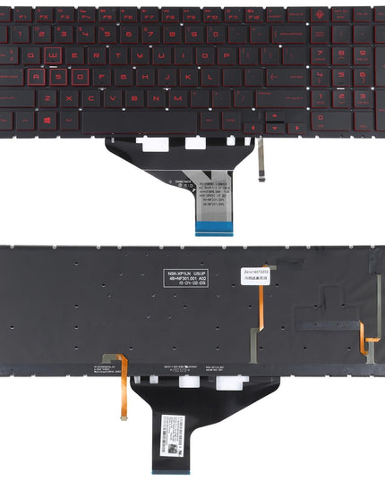 Red Backlit Us Keyboard For Hp Omen 15 / 17 Series-1915197390487425024