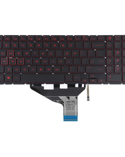 Red Backlit Us Keyboard For Hp Omen 15 / 17 Series-1915197390487425025