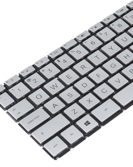 Silver Us Keyboard For Hp Pavilion X360 14-Inch-1915196599957590019