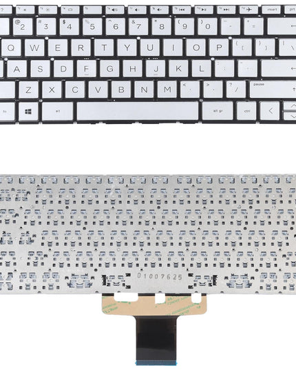 Silver Us Keyboard For Hp Pavilion X360 14-Inch-1915196599957590021