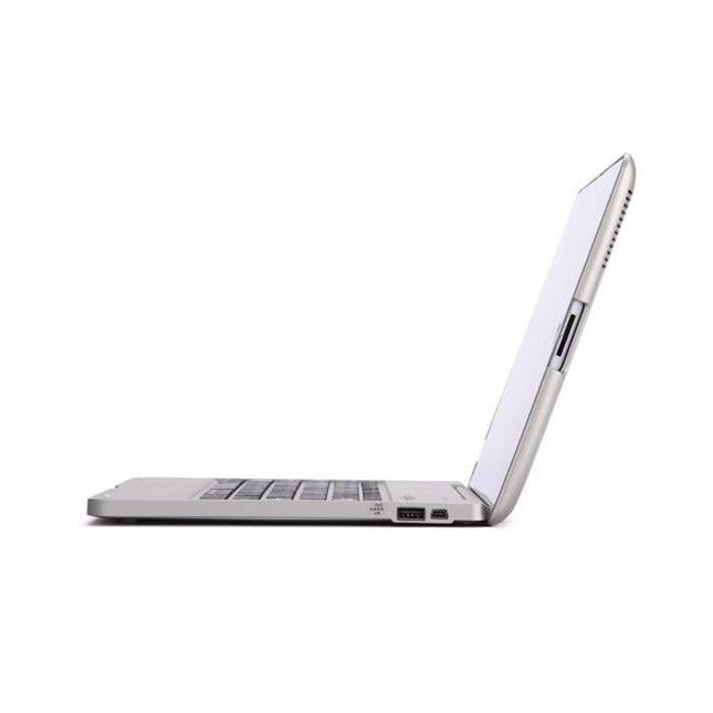 Aluminum Bluetooth Keyboard Tablet Case For Ipad 4 / 3 / 2 - Silver-1915196598778990596