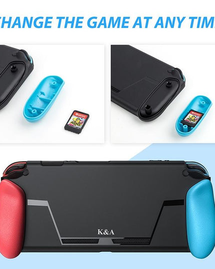 Nintendo Switch Tpu Grip With Game Card Slot - Anti Shock-1915197936795521031