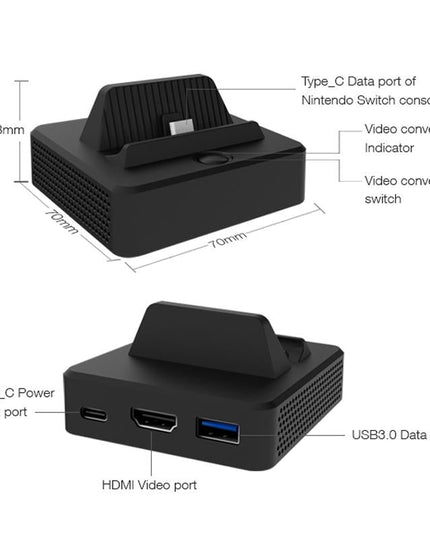 Nintendo Switch Hdmi Dock Charger - Compact Adapter-1915196777796079620