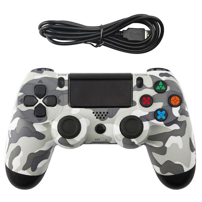 Snowflake Camo Wired Gamepad For Ps4 - Button Controller-1915197400411148289