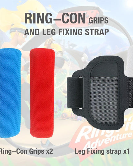 Switch Joy Con Grip With Straps And Cover - Adjustable-1915197957452468226