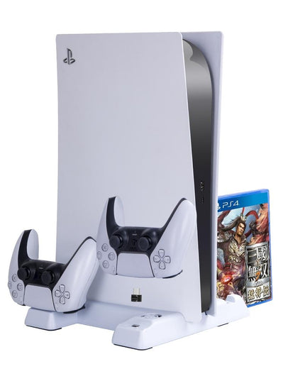Multi-Function Ps5 Stand With Game Disc Storage-1915197588290801668