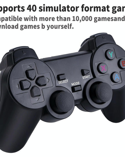 64Gb 4K Retro Game Stick + 2 Wireless Gamepads & 10 000+ Pre-Installed Games-1915198063752908804