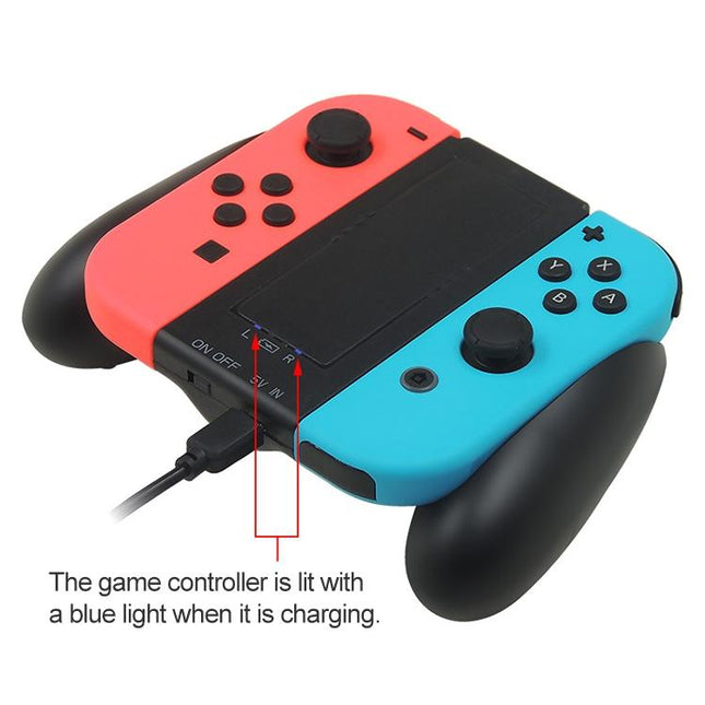 Joy Con Controller Grip With Charger - Compact And Convenient-1915197291367632901