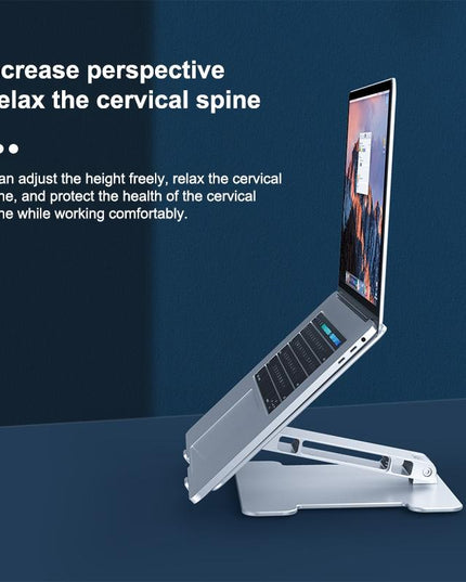Adjustable Folding Laptop Stand - Aluminum Alloy-1915197280143675396