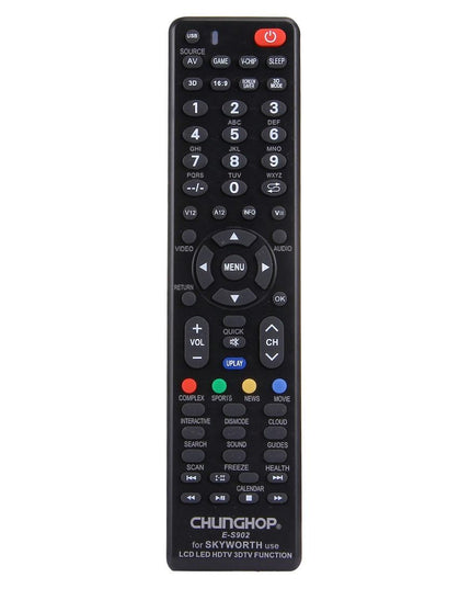 Universal Remote For Skyworth Led / Lcd / Hdtv / 3Dtv - E-S902-1915198379298787329