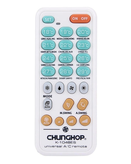 Universal Air Conditioner Remote Control - K1048Es-1915198380708073472