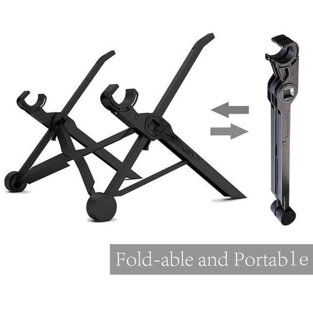 Adjustable Foldable Laptop Stand - Portable Desk Holder-1915196724905906183