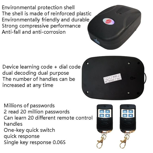 Wireless Garage Door Controller For Roll Gates - Remote Control Plug & Chain Motor-1915197573229056005