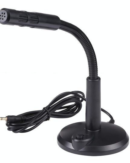 Drive-Free Computer Microphone - 3.5Mm Plug Black 3.5M-1915196768287592449
