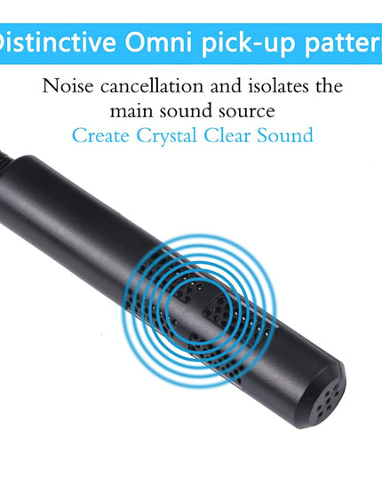 Drive-Free Computer Microphone - 3.5Mm Plug Black 3.5M-1915196768287592451