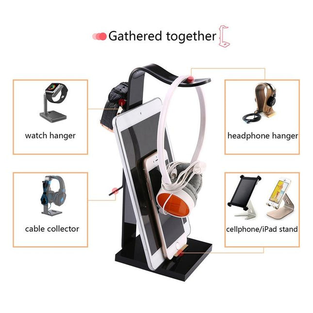 Universal Acrylic Headset Stand For Phones And Tablets-1915197561380147204