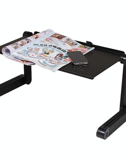 Adjustable Foldable Laptop Stand - Portable Aluminium Alloy - 360 Degree Rotation-1915196679531925507