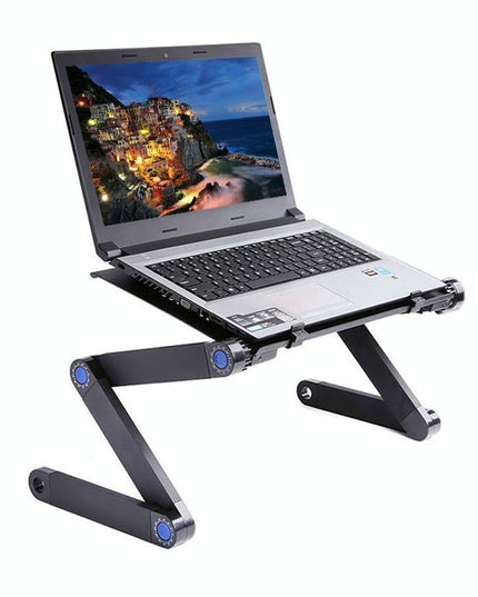 Adjustable Foldable Laptop Stand - Portable Aluminium Alloy - 360 Degree Rotation-1915196679531925508