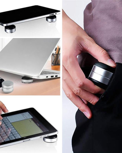 Aluminum Laptop Cooler Stand - Compact Design-1915198422097465346