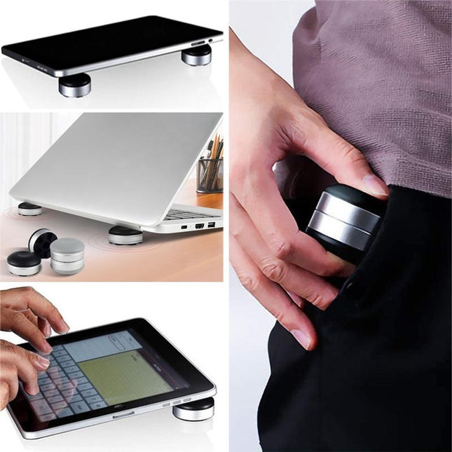 Aluminum Laptop Cooler Stand - Compact Design-1915198422097465346