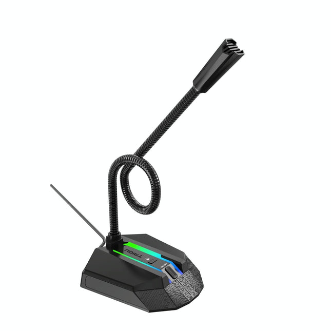 Flexible Usb Microphone With Rgb Lighting For Voice Chat And Video Conferencing-1915197799817940992