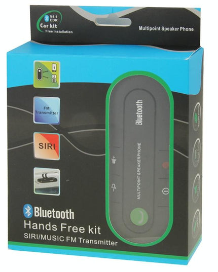 Hands-Free Bluetooth V4.1 Transmitter With Siri / Music - Black-1915196718002081800