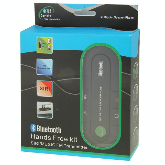 Hands-Free Bluetooth V4.1 Transmitter With Siri / Music - Black-1915196718002081800