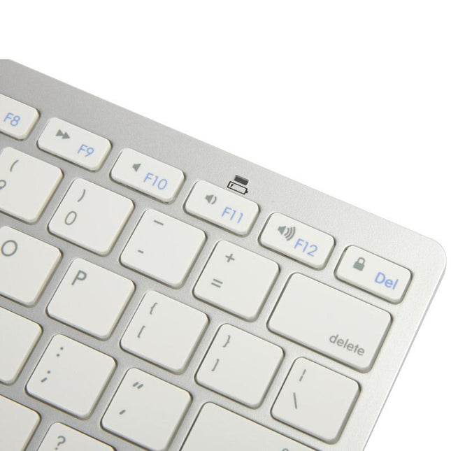 Ultra-Thin Bluetooth Keyboard For Ipad Air / Mini Iphone Ps3 - White-1915197632926584836