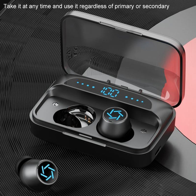 Wireless Bluetooth Earphones With Charging Box - White-1915196631632973828