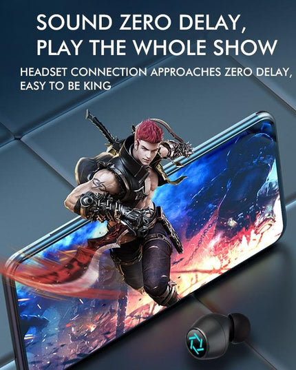 Wireless Bluetooth Earphones With Charging Box - White-1915196631632973829