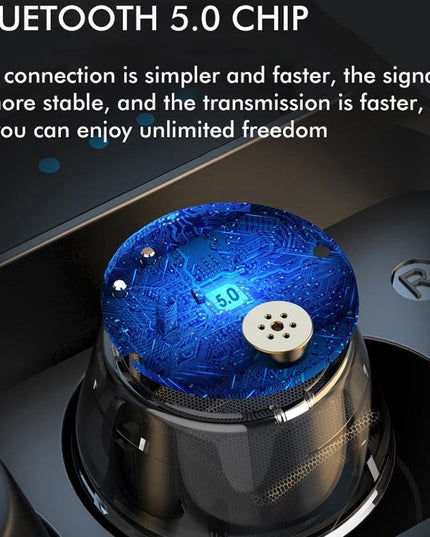 Wireless Bluetooth Earphones With Charging Box - White-1915196631632973830