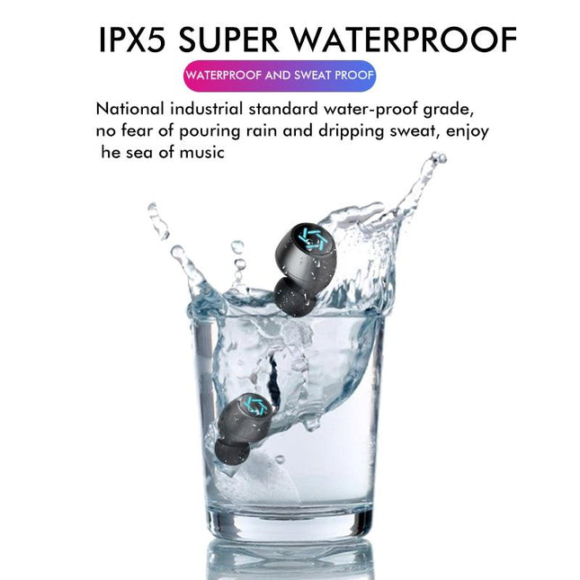 Wireless Bluetooth Earphones With Charging Box - White-1915196631632973832