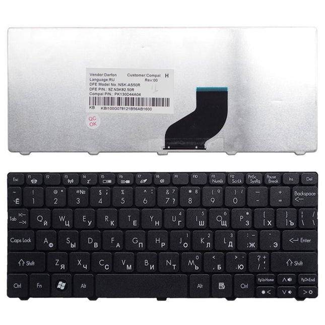 Russian Keyboard For Acer Aspire One D255 / D255E / D257 - Ru Version-1915197235398840324