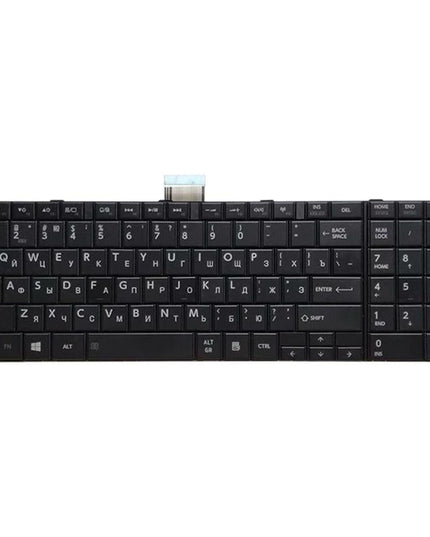 Russian Keyboard For Toshiba Satellite C50 / C55 Series - Black-1915196707885420545