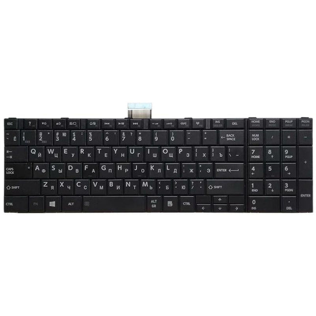 Russian Keyboard For Toshiba Satellite C50 / C55 Series - Black-1915196707885420545
